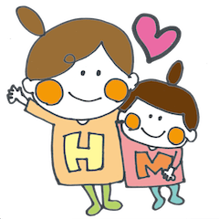 [LINEスタンプ] ヒナ子とメイ子