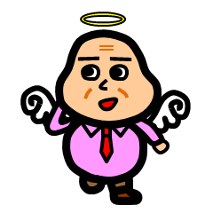 [LINEスタンプ] おやじ天使