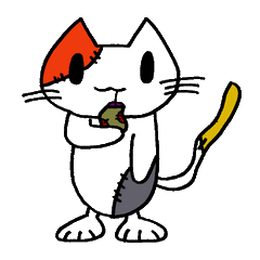 [LINEスタンプ] 継ぎ接ぎ猫 フラン