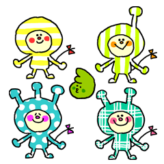 [LINEスタンプ] Space people2の画像（メイン）