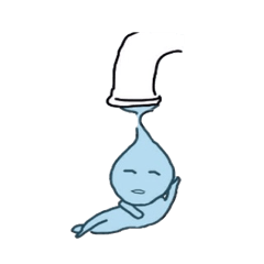 [LINEスタンプ] 水 玉男