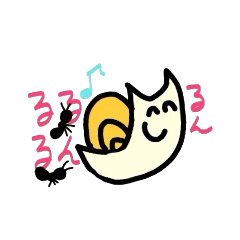 [LINEスタンプ] アリとカタツムリの関係