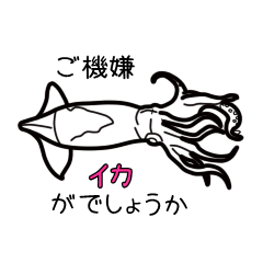 [LINEスタンプ] ダジャレ水族図鑑