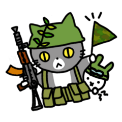 [LINEスタンプ] サバケモ戦線