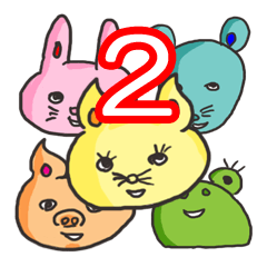 [LINEスタンプ] KYアニマルズ2の画像（メイン）