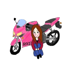 [LINEスタンプ] AYA1000RR オリジナルスタンプ