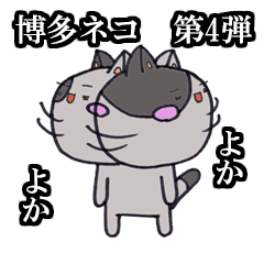 [LINEスタンプ] 博多ネコ 第4弾の画像（メイン）