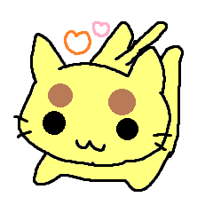 [LINEスタンプ] つけまゆねこ