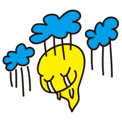 [LINEスタンプ] feel blue