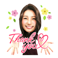 [LINEスタンプ] 足立 梨花の画像（メイン）