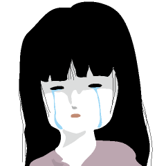 [LINEスタンプ] 無言少女