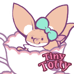 [LINEスタンプ] Tiny Totty －トッティーのまいにち－の画像（メイン）