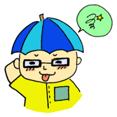 [LINEスタンプ] どしゃぶり君