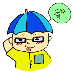 [LINEスタンプ] どしゃぶり君の画像（メイン）