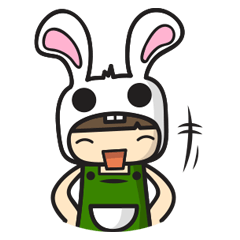 [LINEスタンプ] Boo Bunny