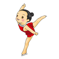 [LINEスタンプ] フィギュアスケート大好きの画像（メイン）