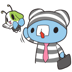 [LINEスタンプ] モモイキー 社会復帰編の画像（メイン）