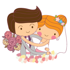 [LINEスタンプ] will you marry me ？