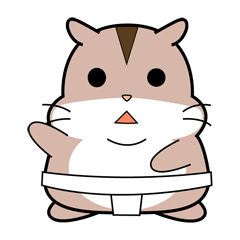 [LINEスタンプ] Hekeke no Hamnosuke<English ver.>