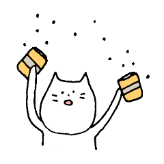 [LINEスタンプ] 塩顔のねこ