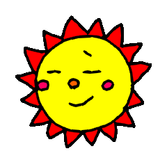[LINEスタンプ] オモシロ太陽さんの画像（メイン）