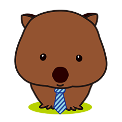 うぉんうぉんウォンバット氏の日常 (英語)