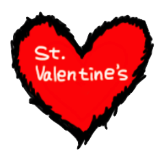 [LINEスタンプ] St. Valentine's dayの画像（メイン）