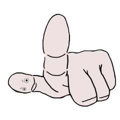 [LINEスタンプ] The Finger