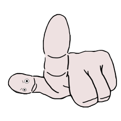 [LINEスタンプ] The Fingerの画像（メイン）