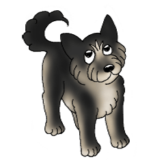 [LINEスタンプ] Blacky