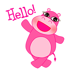 [LINEスタンプ] Lady Hippopoの画像（メイン）