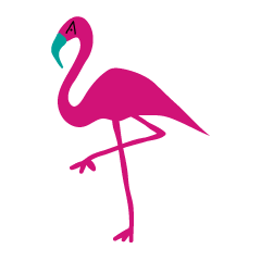 [LINEスタンプ] Flamingo！