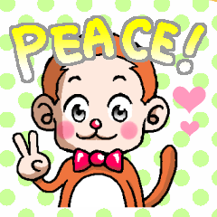 [LINEスタンプ] オサルなやつら♪