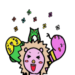 [LINEスタンプ] なめことなかまたち