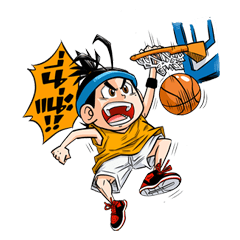 [LINEスタンプ] Super Dunker