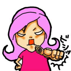 [LINEスタンプ] ナカヂマセツコですが。