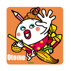 [LINEスタンプ] キュートなおとめさん 3の画像（メイン）