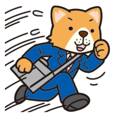 [LINEスタンプ] 犬のサラリーマン