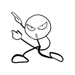 [LINEスタンプ] 棒人間セブン