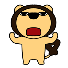 [LINEスタンプ] らいよんチャンの画像（メイン）