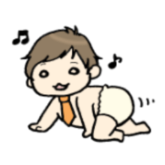[LINEスタンプ] 赤ちゃん社長