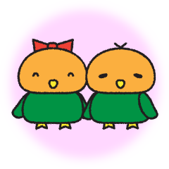 [LINEスタンプ] すだちときんかん