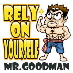 [LINEスタンプ] Mr.Goodman (English)の画像（メイン）