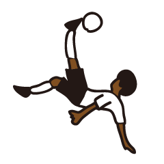 [LINEスタンプ] Afro footballer