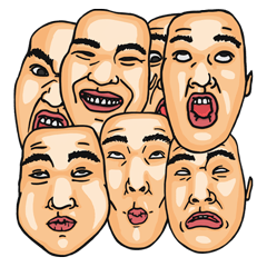[LINEスタンプ] おかお