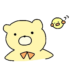 [LINEスタンプ] ちゃんくまとぴよの画像（メイン）