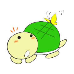 [LINEスタンプ] かめきちくん