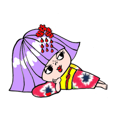 [LINEスタンプ] レトロガールのゆるかわ代弁スタンプの画像（メイン）