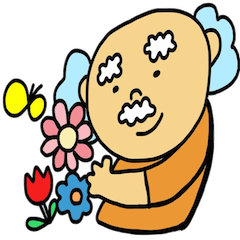 [LINEスタンプ] ふわふわおじさんの画像（メイン）