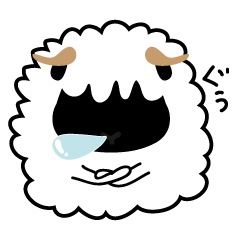 [LINEスタンプ] 眠たい羊